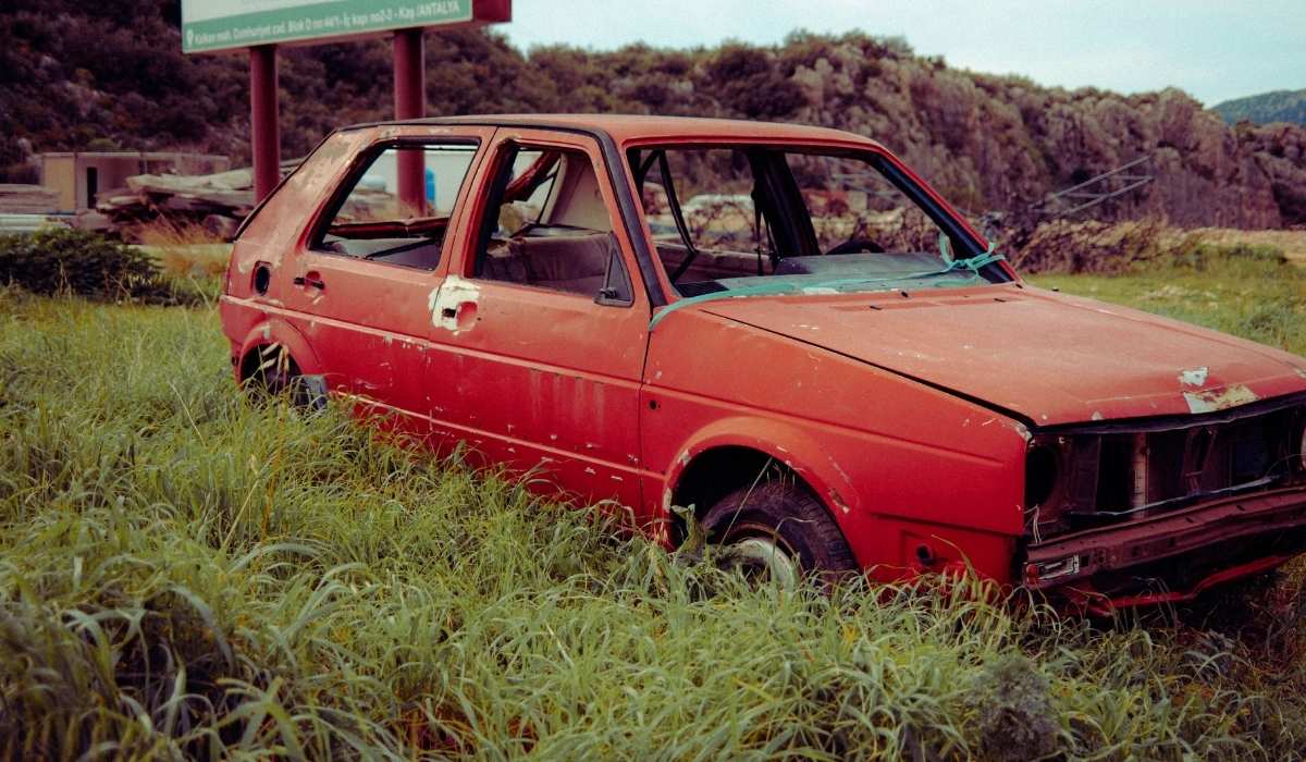 Une voiture bonne pour la casse